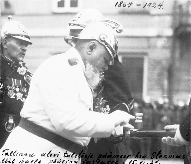 Firefighting 60th anniversary celebrations 15.06.1924. In Tartu on Raeplats