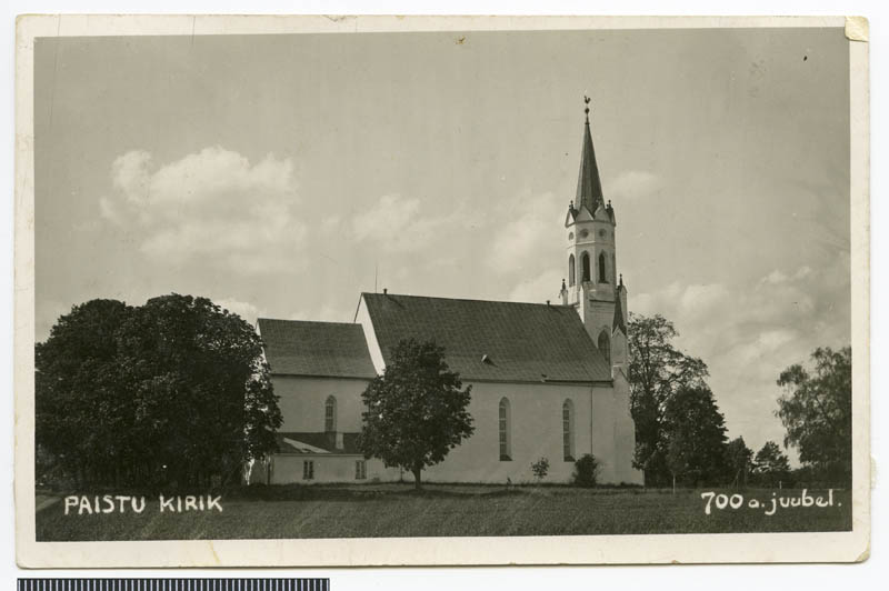Postcard, Paistu kirik