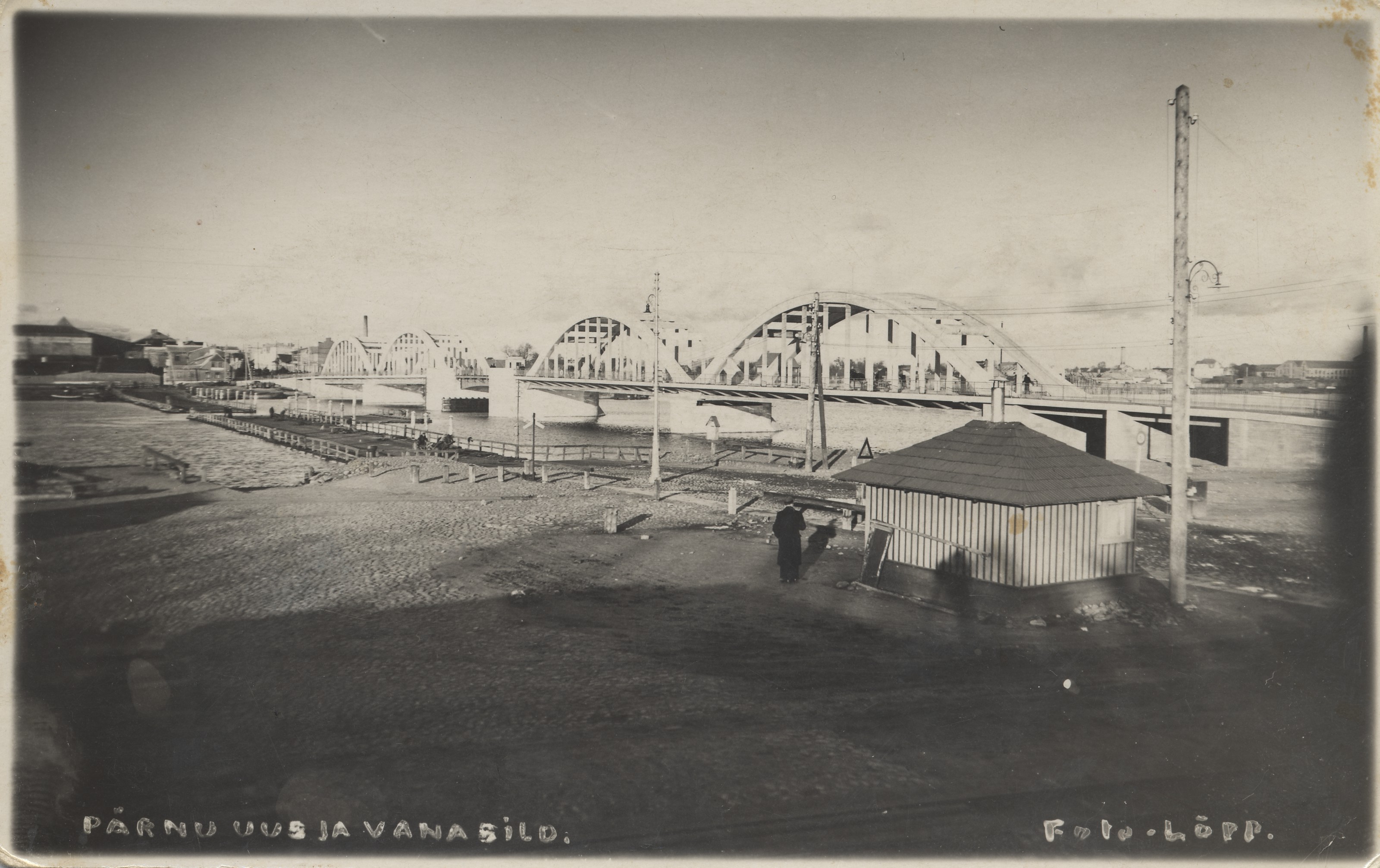 Pärnu new and old bridge