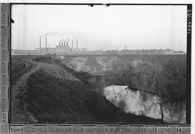 Kunda cement factory and alevik (from lunch) in 1926. V. - Nigula khk, Kunda - Malla v, Kunda