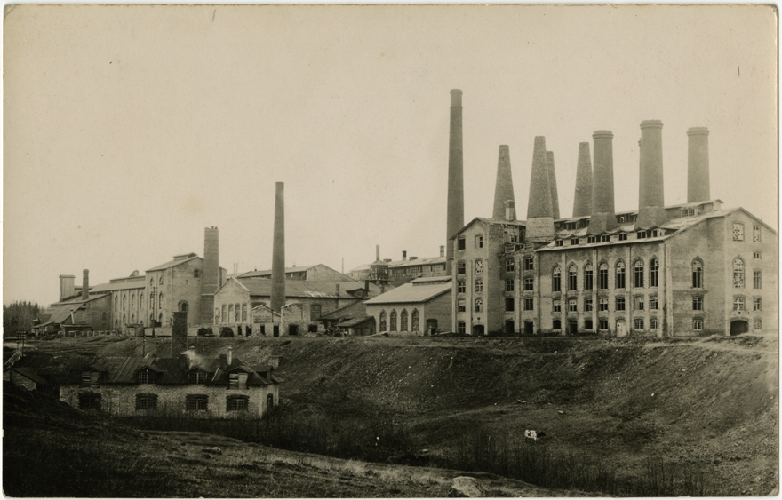Kunda Cement Factory, historical general view of the complex