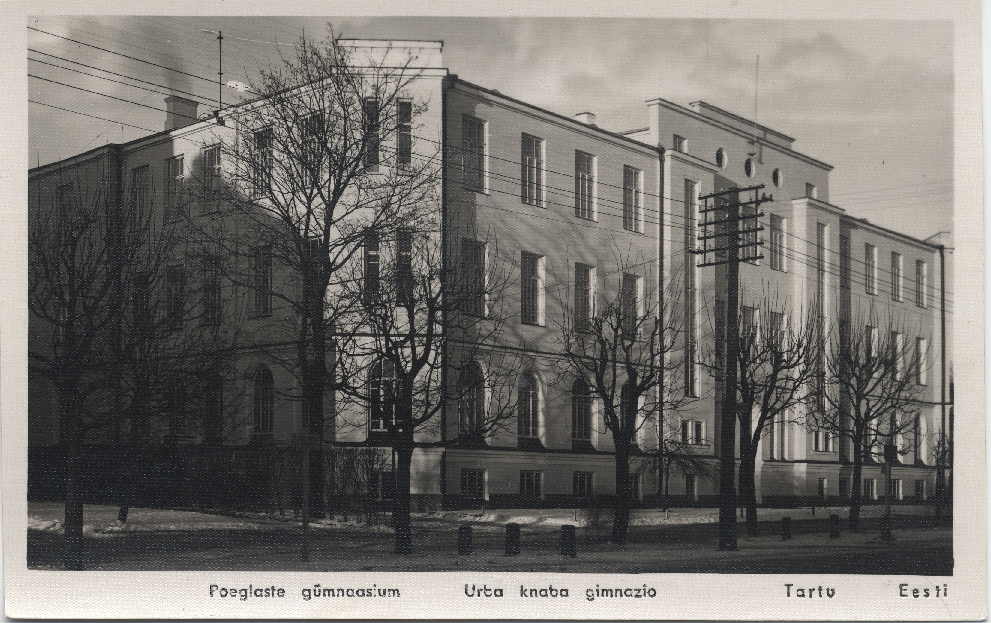 Tartu Estonia : Gymnasium of the Sons = urba knaba gimnazio