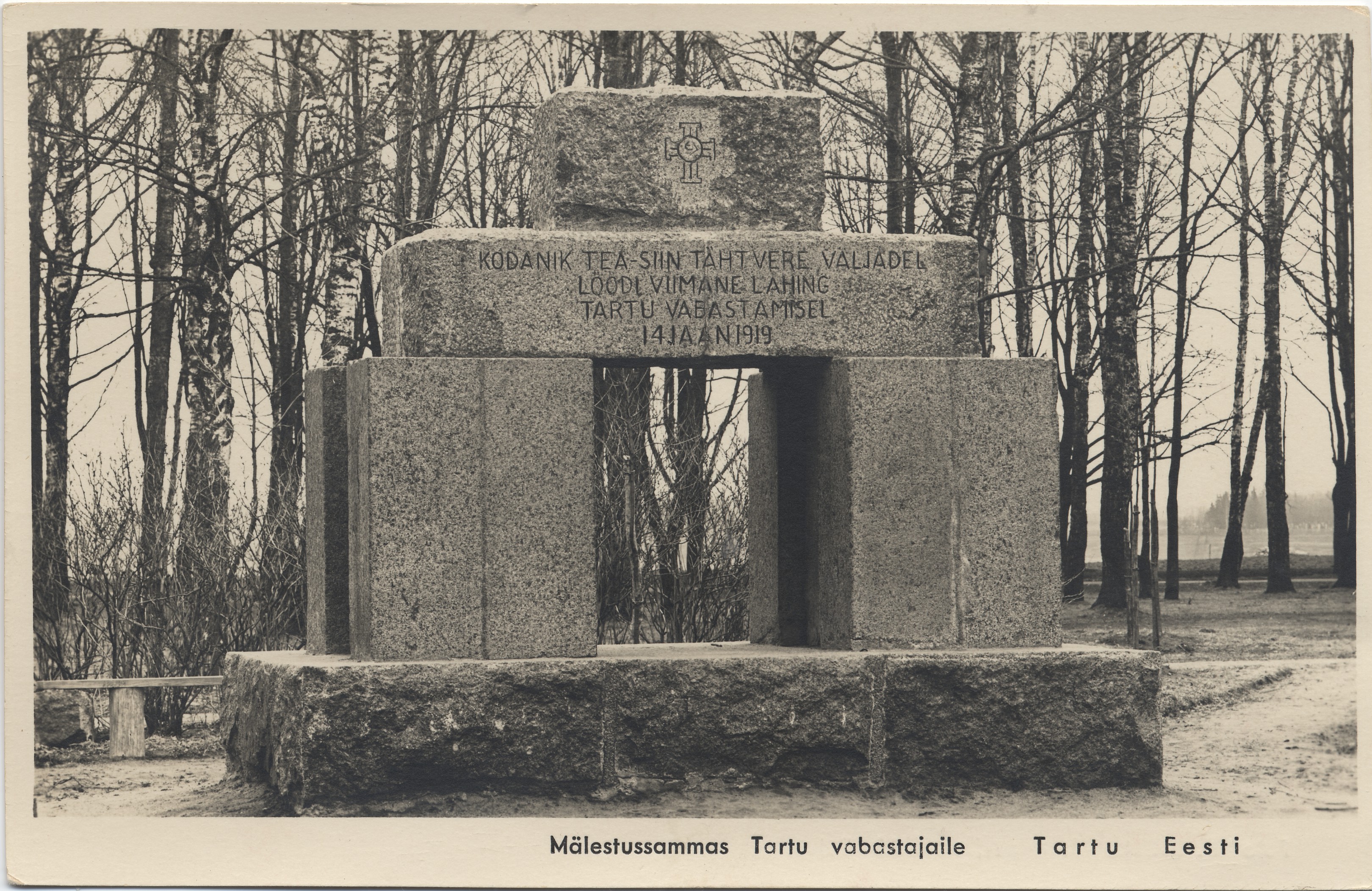 Tartu Estonia : a monument for Tartu's releasers