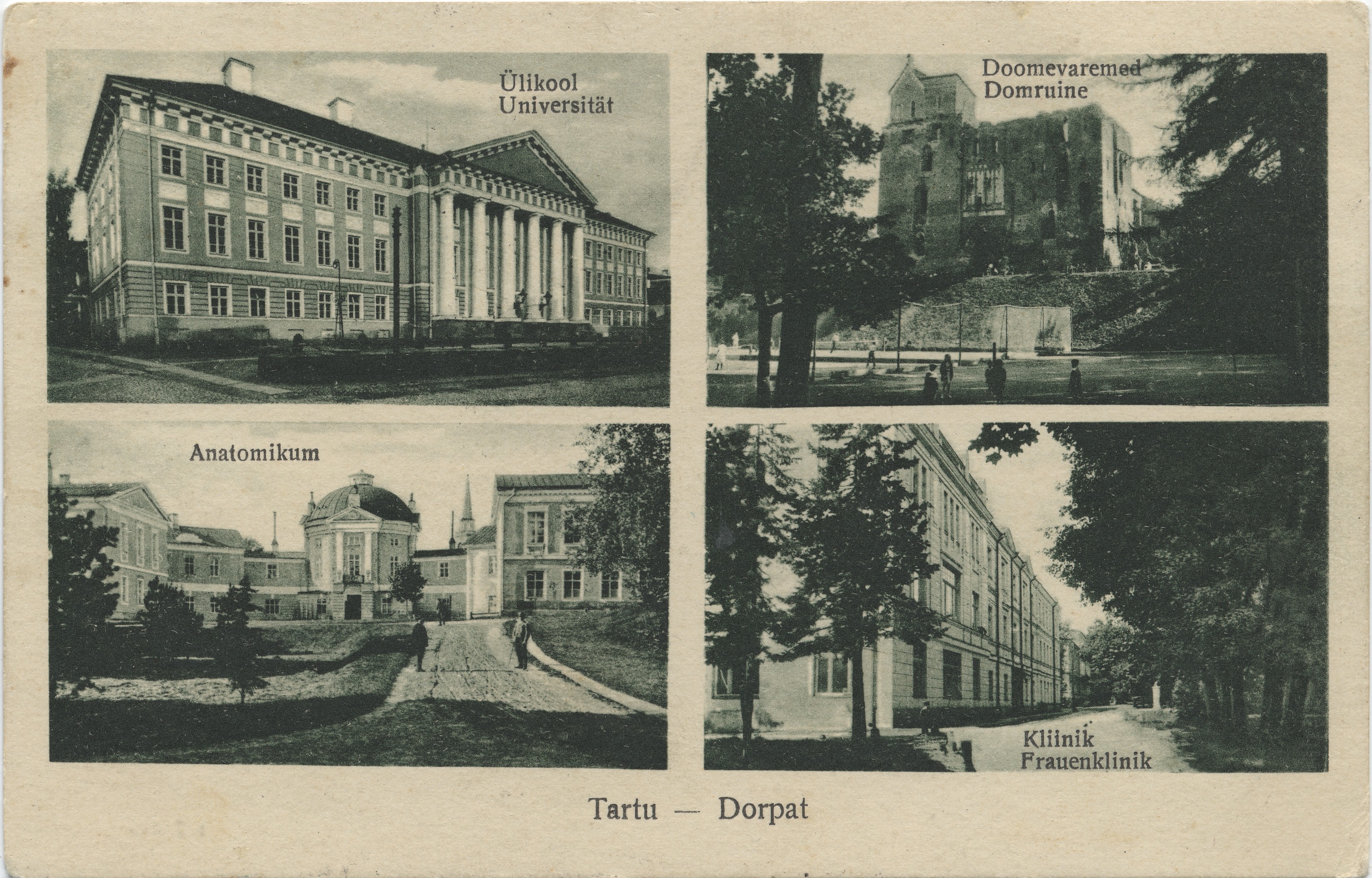 Tartu : Dorpat : University ; Doomains ; Anatomic ; Clinic