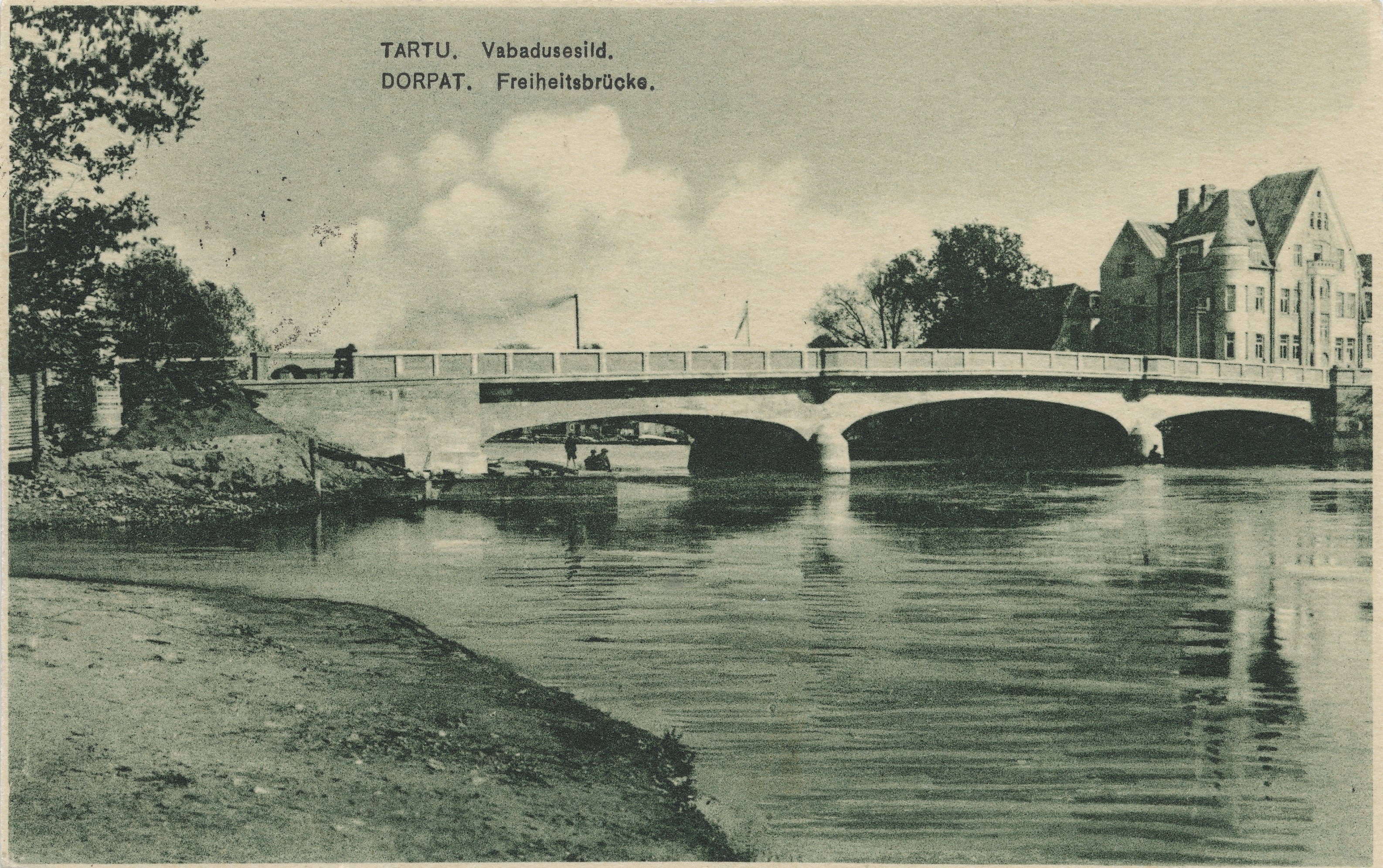 Tartu : Freedom Bridge = Dorpat : Freedom Bridge