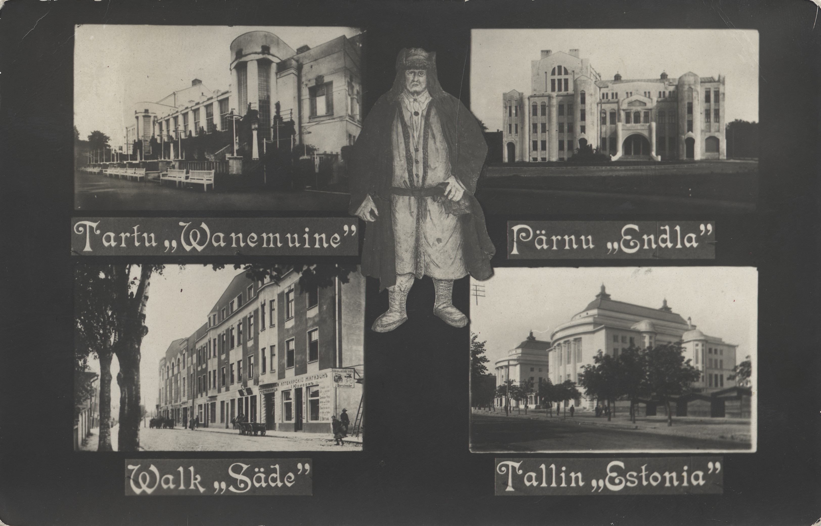 Tartu "Wanemuine" ; Pärnu "Endla" ; Walk "Säde" ; Tallinn "Estonia"