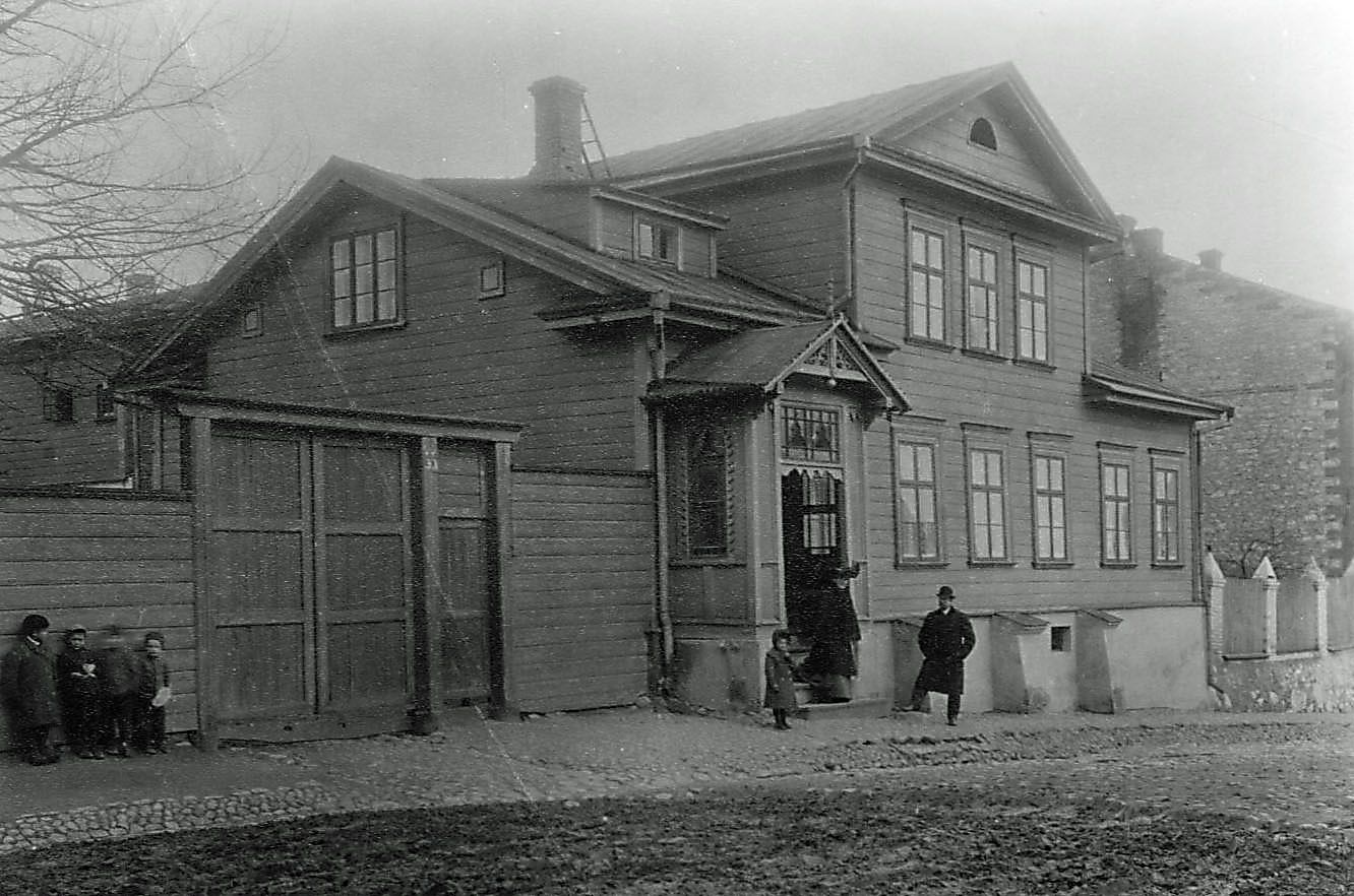 Digital photo. Tallinna t 55/57 (Revaler Strasse 55/57). Tartu, 1890-1900.