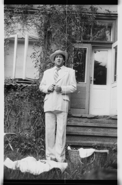 Dionysia 1993, performance at the Tartu Writers’ House; Guido Kangur