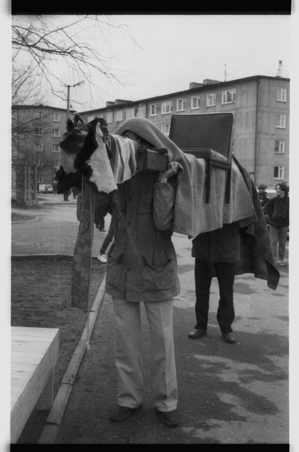 Spring Days of students 1992, free stage in front of the University of Tartu Club