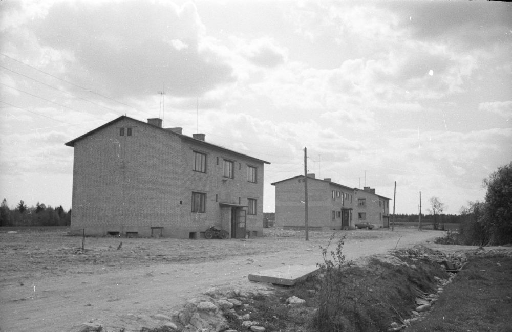 Apartment buildings in Kadila village.