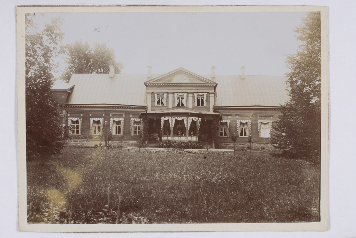 Virumaa, Jõhvi khk, Pagari manor by flower garden 1909