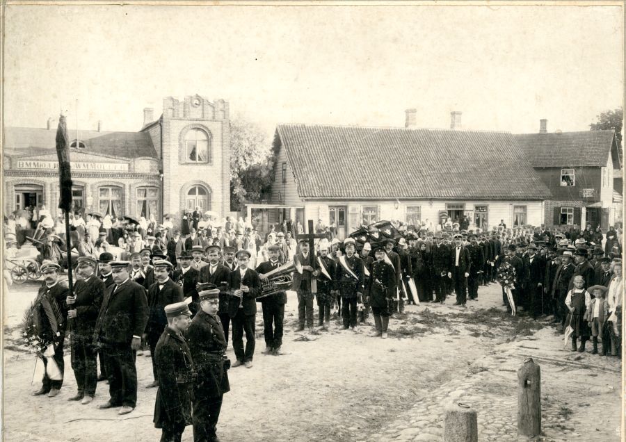 The funeral of Otepää merchant Juhan Grünberg.
