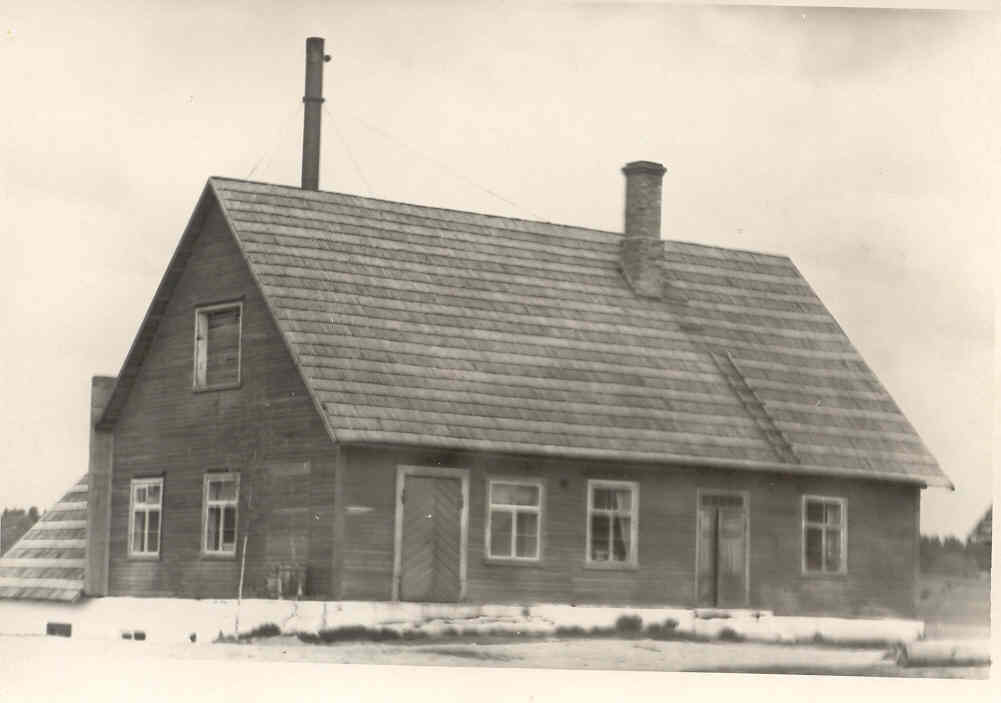 Otepää Power Industry Arula choral station building in 1962.