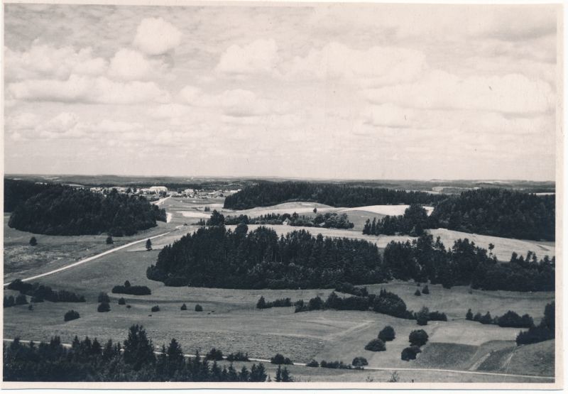 Postcard.  Otepää landscape. Album Hm 7956.