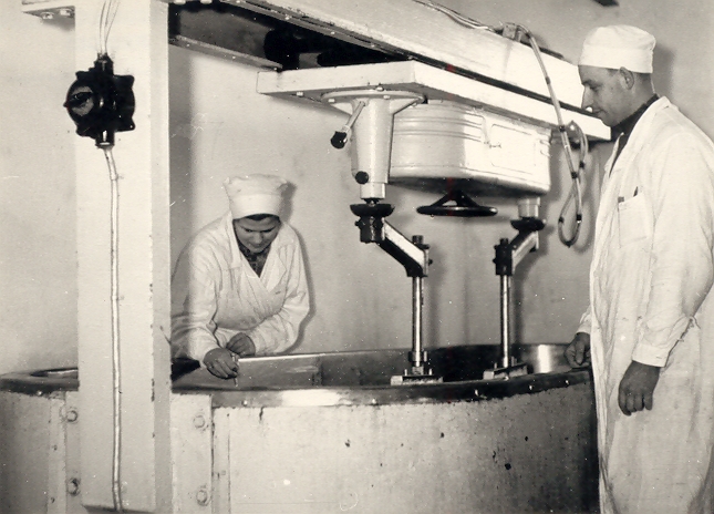 Employees in Otepää's butter industry