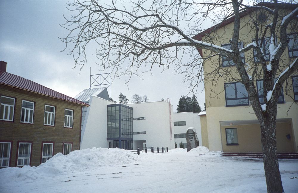 Otepää school old house (1909), new building (1961) and modern extension (2000, arh. Toomas Rein).
