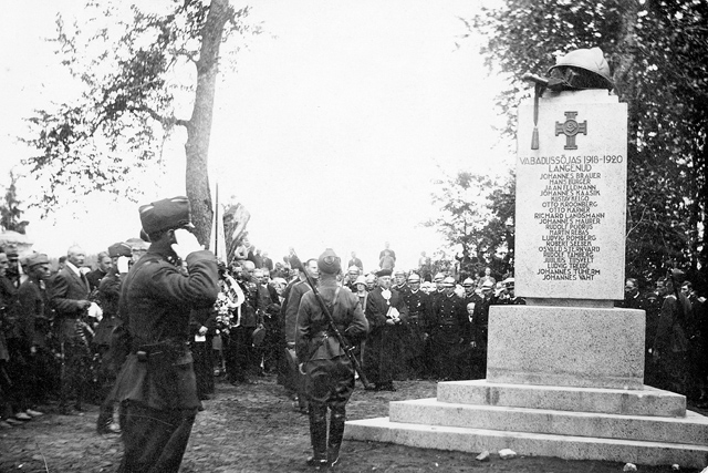 Construction of the memory pillar of the War of Independence