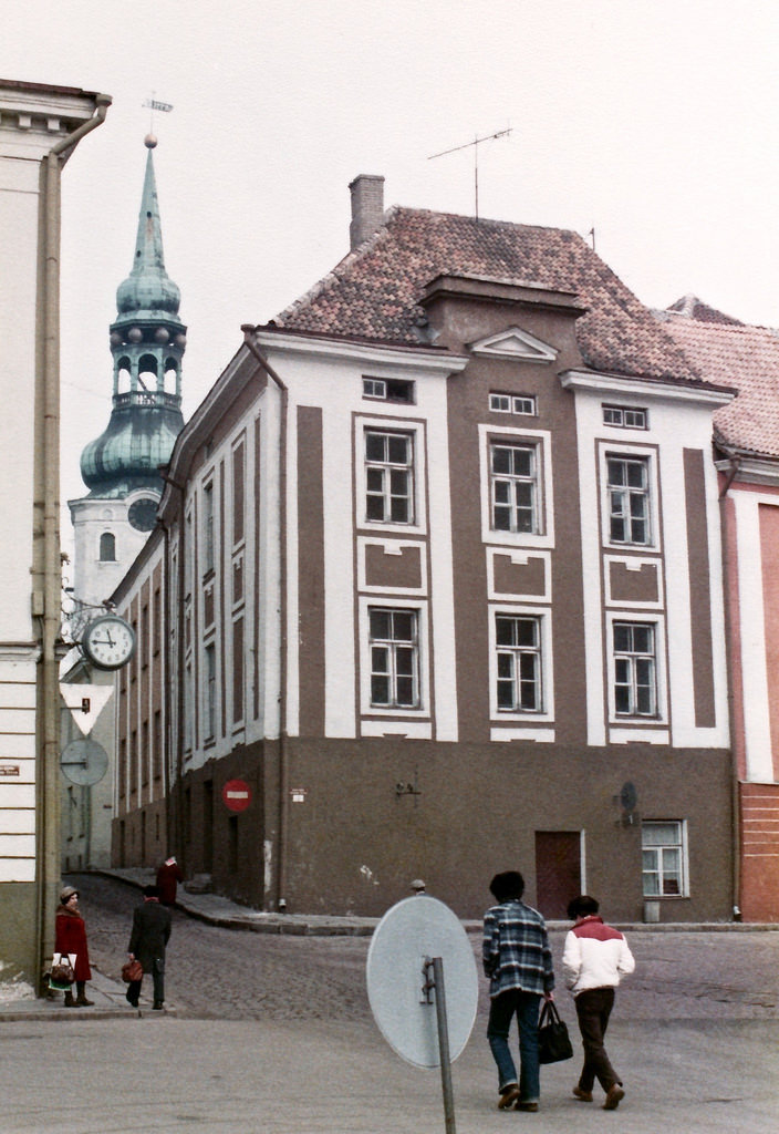 Castle Square. Tallinn, Estonia, Soviet Union, early 1980s