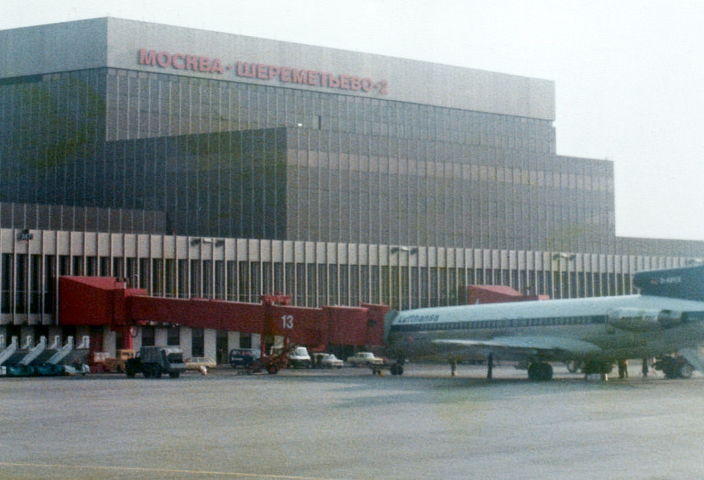 Moscow-Sheremetyevo airport, early 1980s