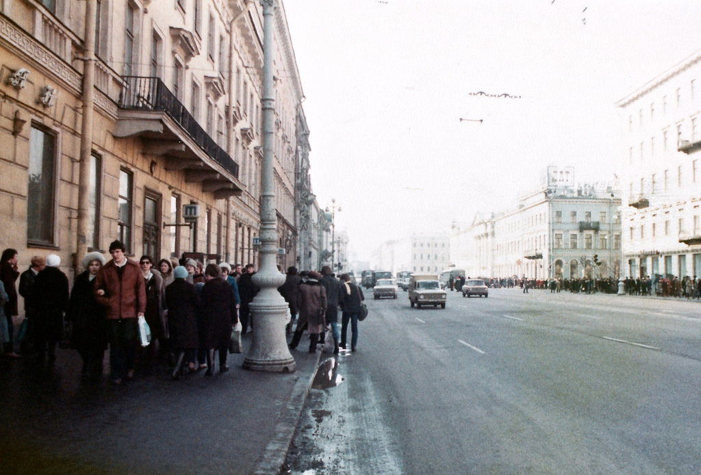 Nevsky Prospect, Leningrad, early 1980s