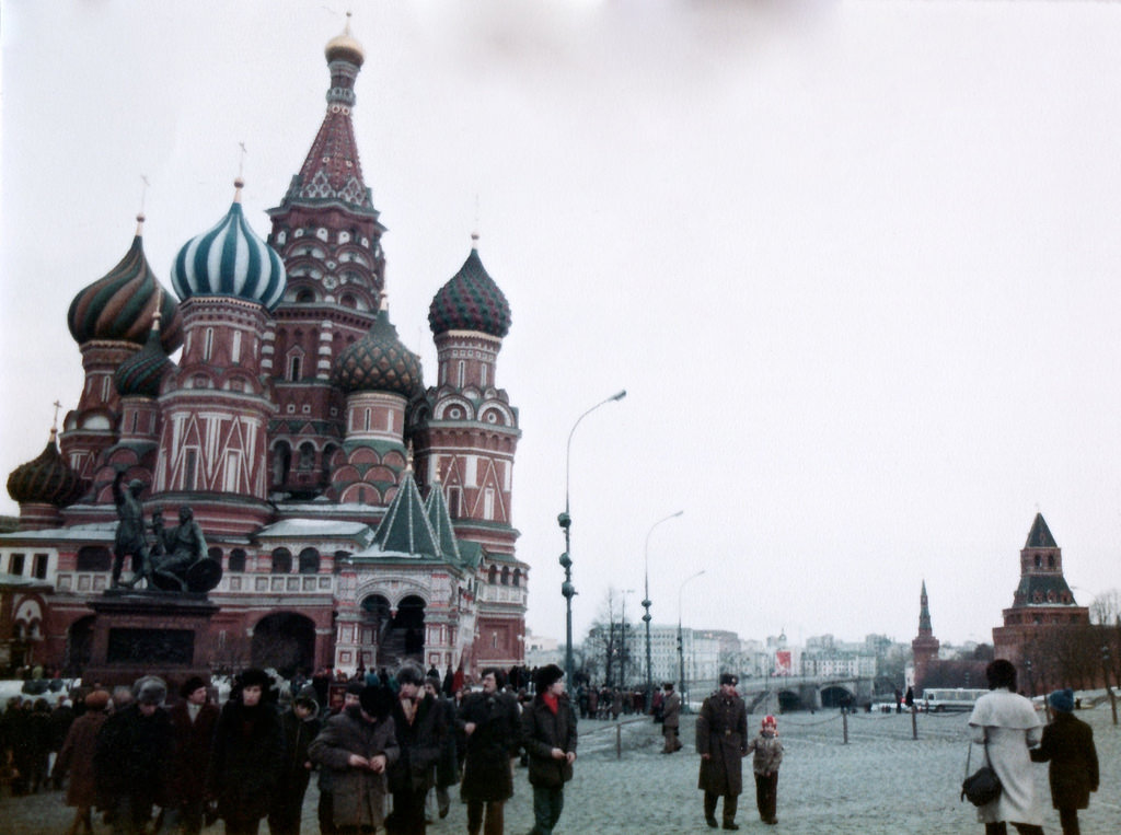 Moscow, St Basil's Cathedral, early 1980s