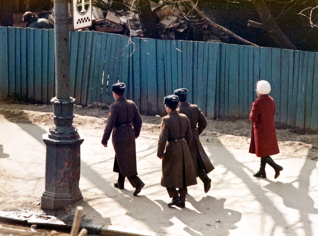 Soldiers, Moscow, early 1980s
