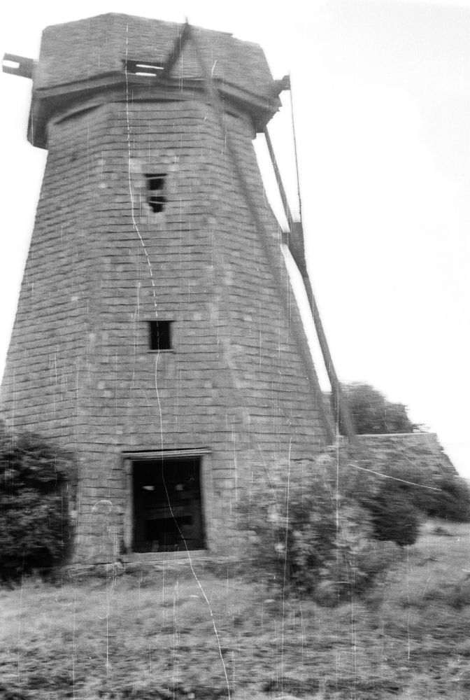 Kehala village Inno veski (Holland wind), a view to the north side of the door.