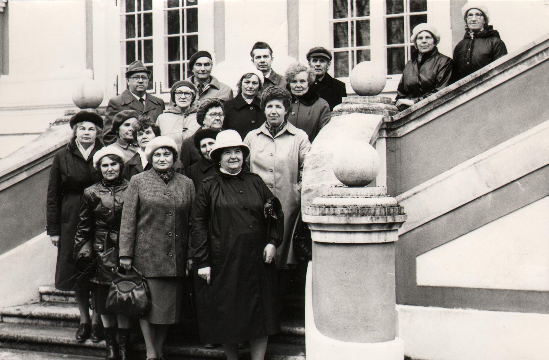 Kohtla-järve PTK employees in Palms, at the meeting of dairy veterans VIII