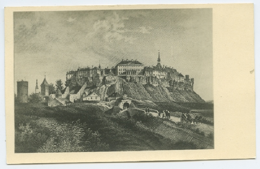 Stavenhagen, "Der Dom zu Reval", view Toompea on the north.