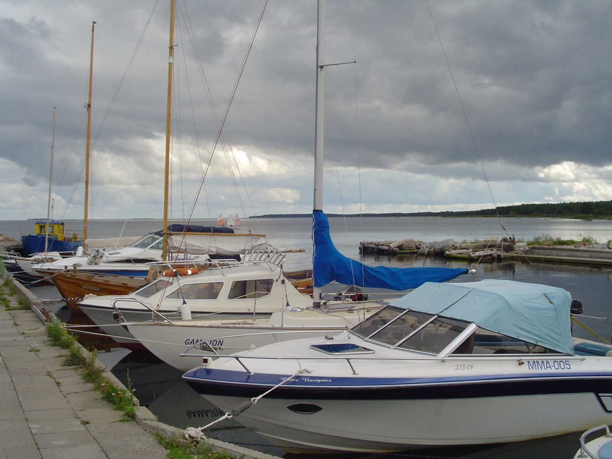 Yachts and boats at Kärdla port