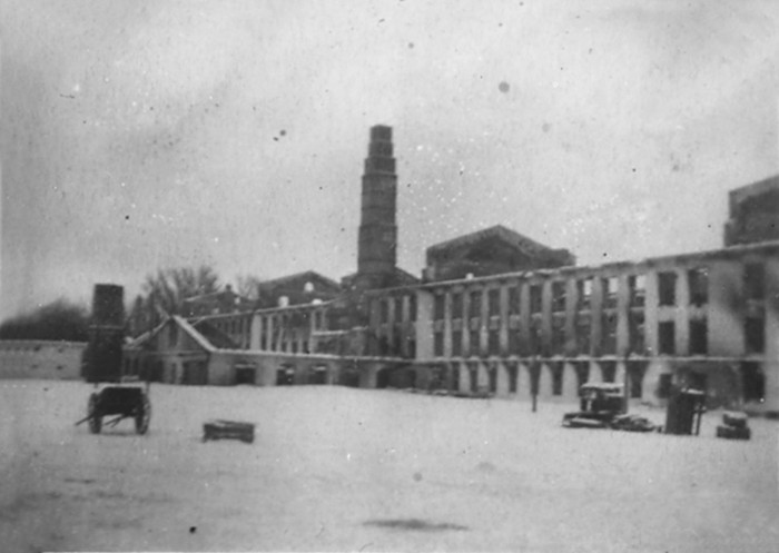 Ruins of Kärdla mining factory in 1942.