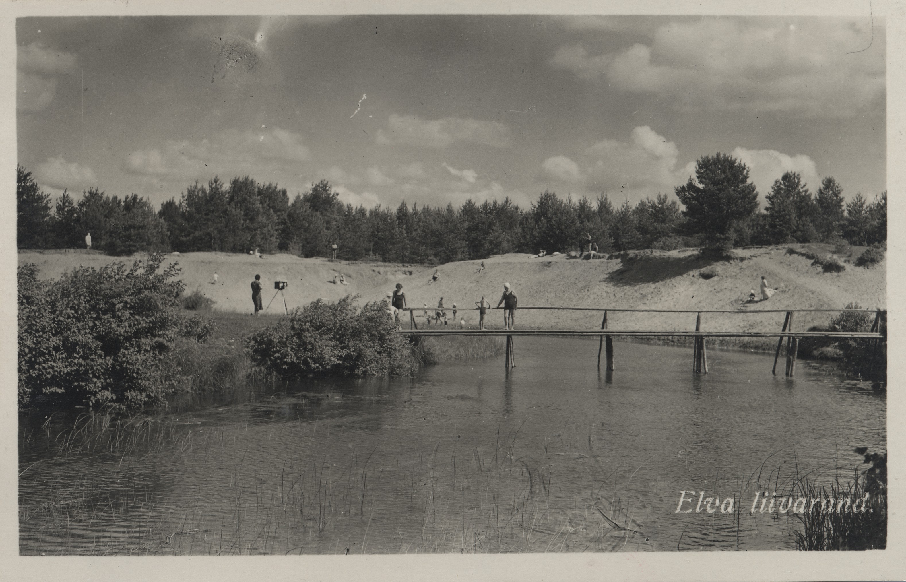 Elva sandy beach