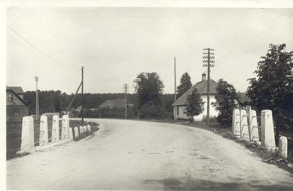 Photo Tartu highway bridge in Elva City ca 1950