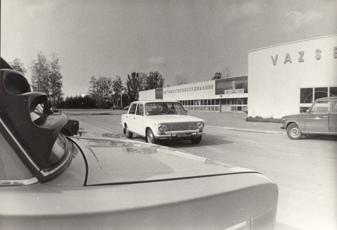 View of "Žiguli" car care station