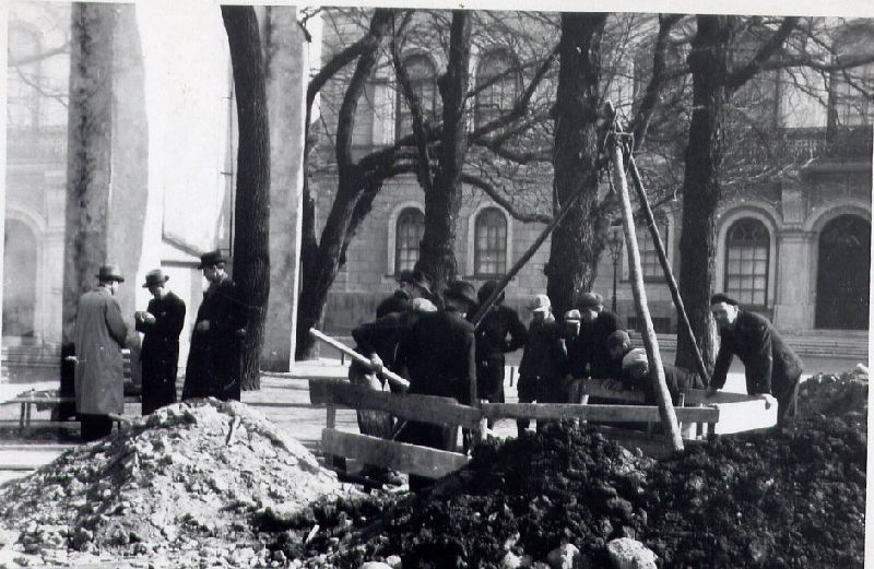 Mining work in Tallinn in front of the Toom Church. Arh. Johann Ostrat Quantity