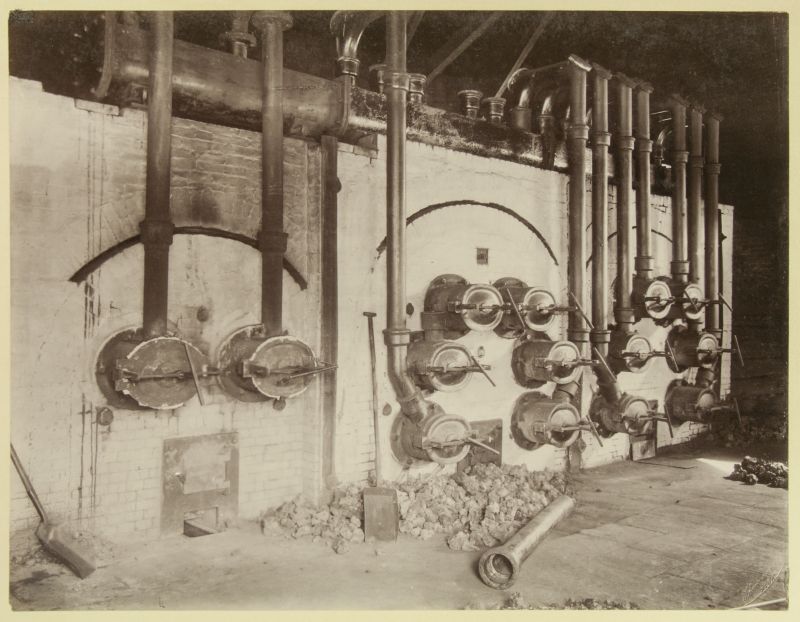 Sindi mining factory. Gas ovens