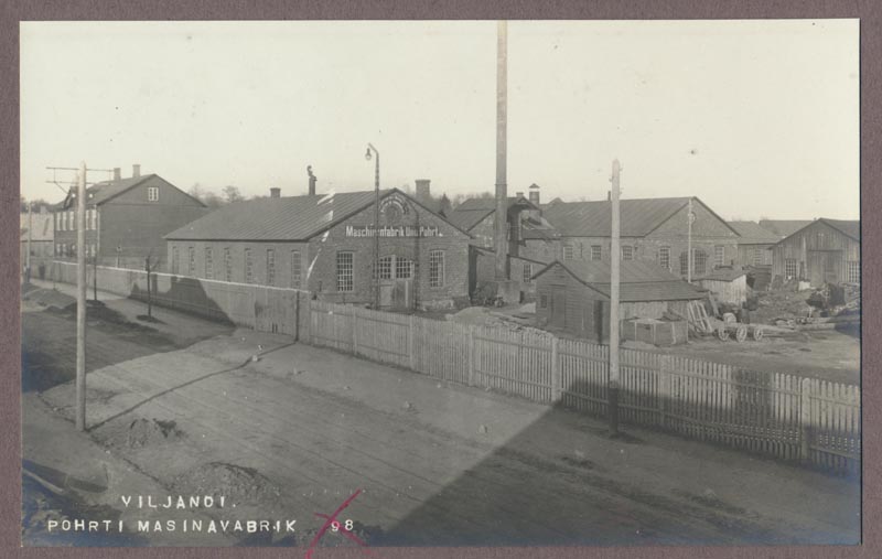 Photo, Viljandi, U. Pohrti machine factory, approx. 1920