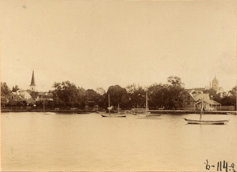 Photo. Big Promenaad viewed from the back chain. U 1890.