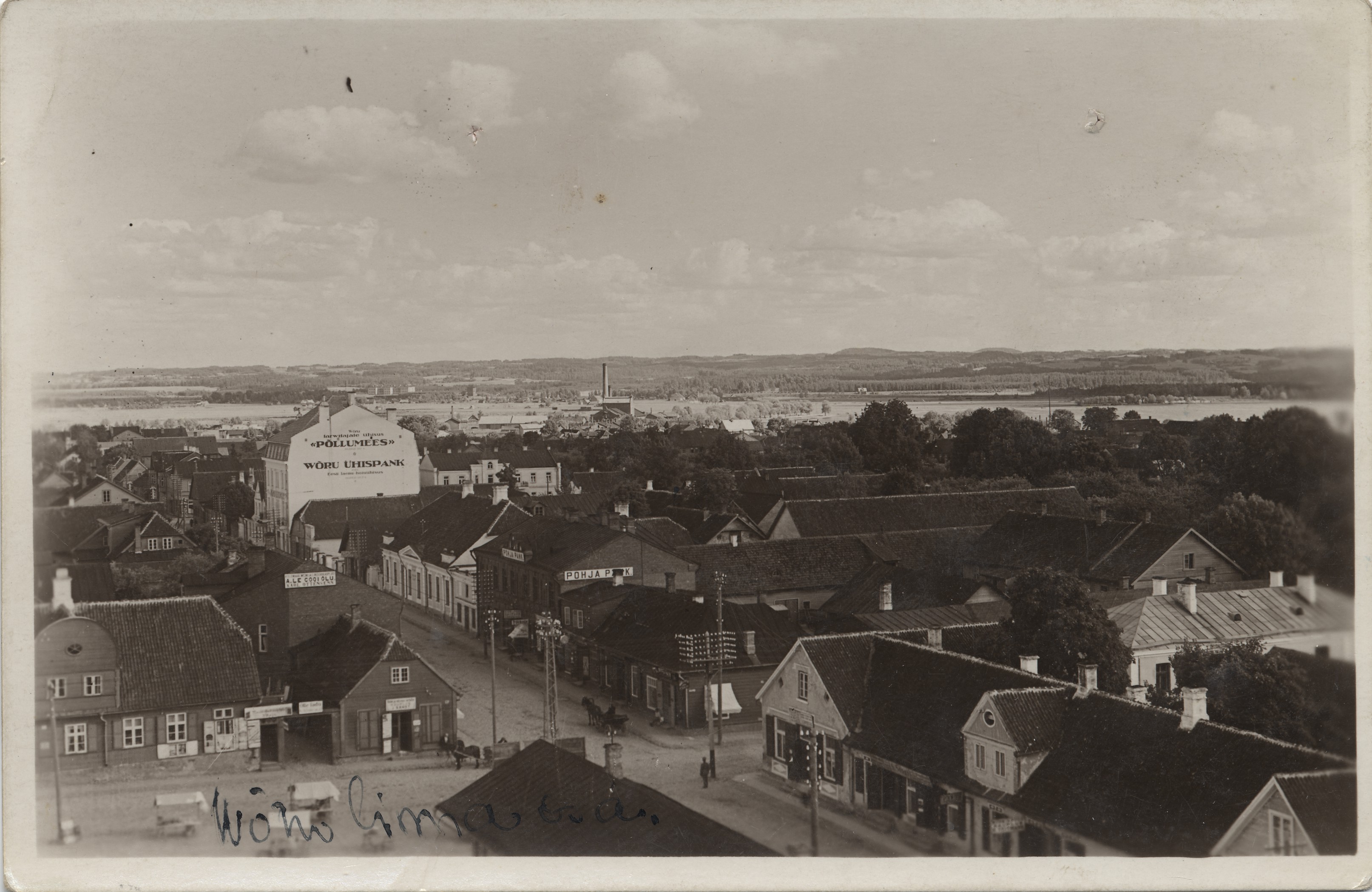 Estonia : Võru : part of the general view