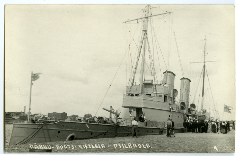 Swedish crossroads "Psilander" at the port of Pärnu