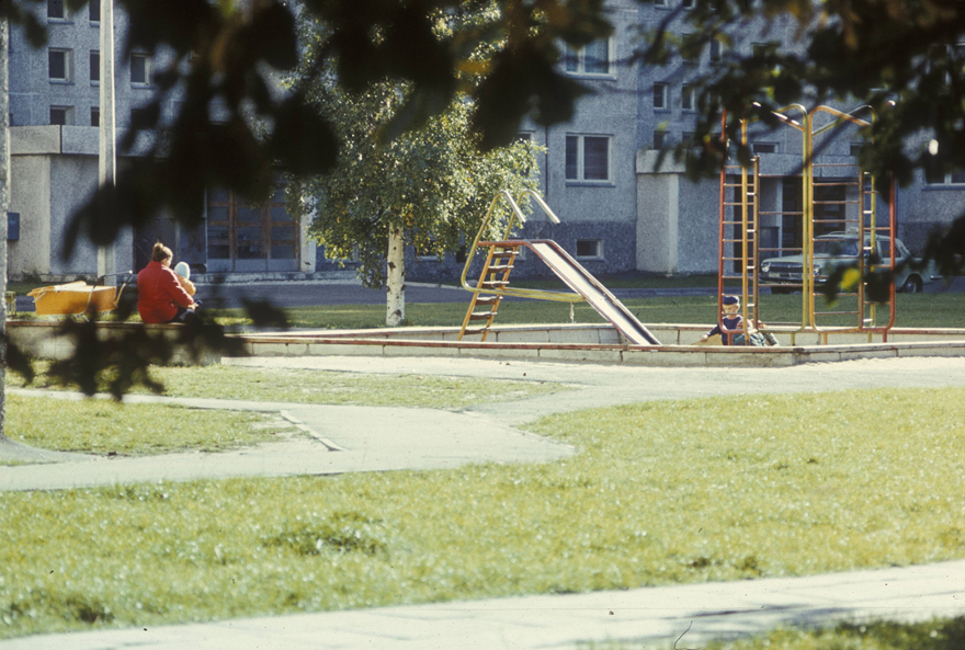 Lilleküla, view of the playground