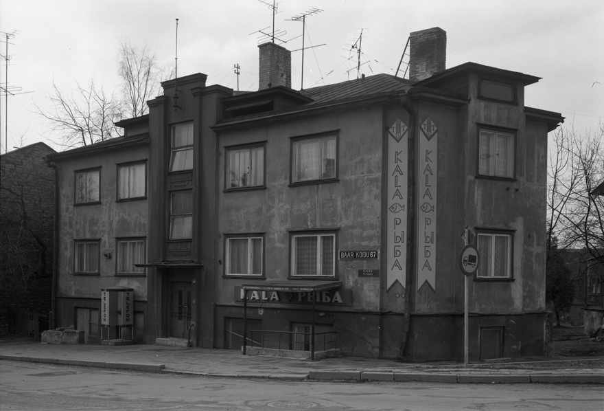 Koidu 56a with Tallinn-type cellar stores, view of the building. Architect Eugen Sacharias