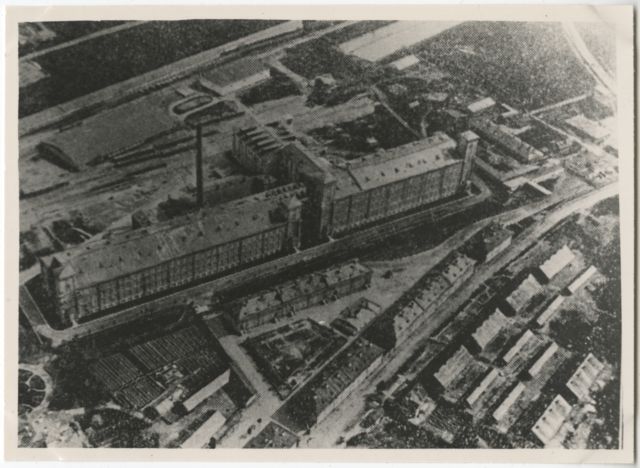 Baltic Cotton Factory - flight view
