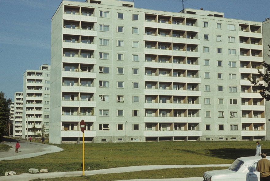 Lilleküla, view of panel rooms