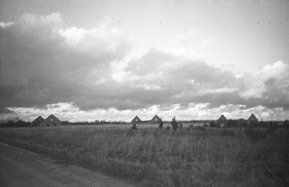 Ruins of three tables of Kalvi Manor