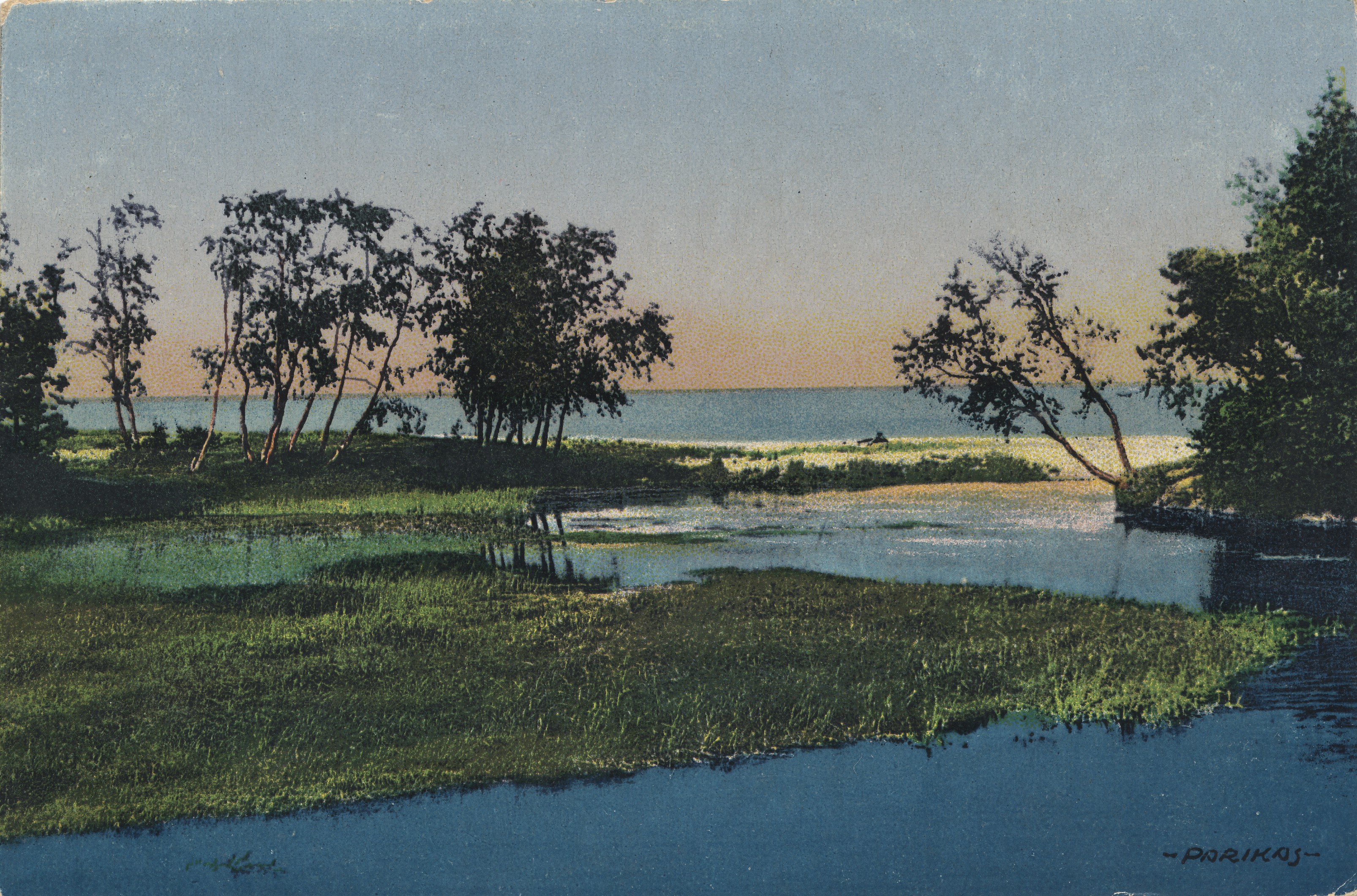 Estonian beach : [Sillamäe river] = Strandmotiv aus Eesti