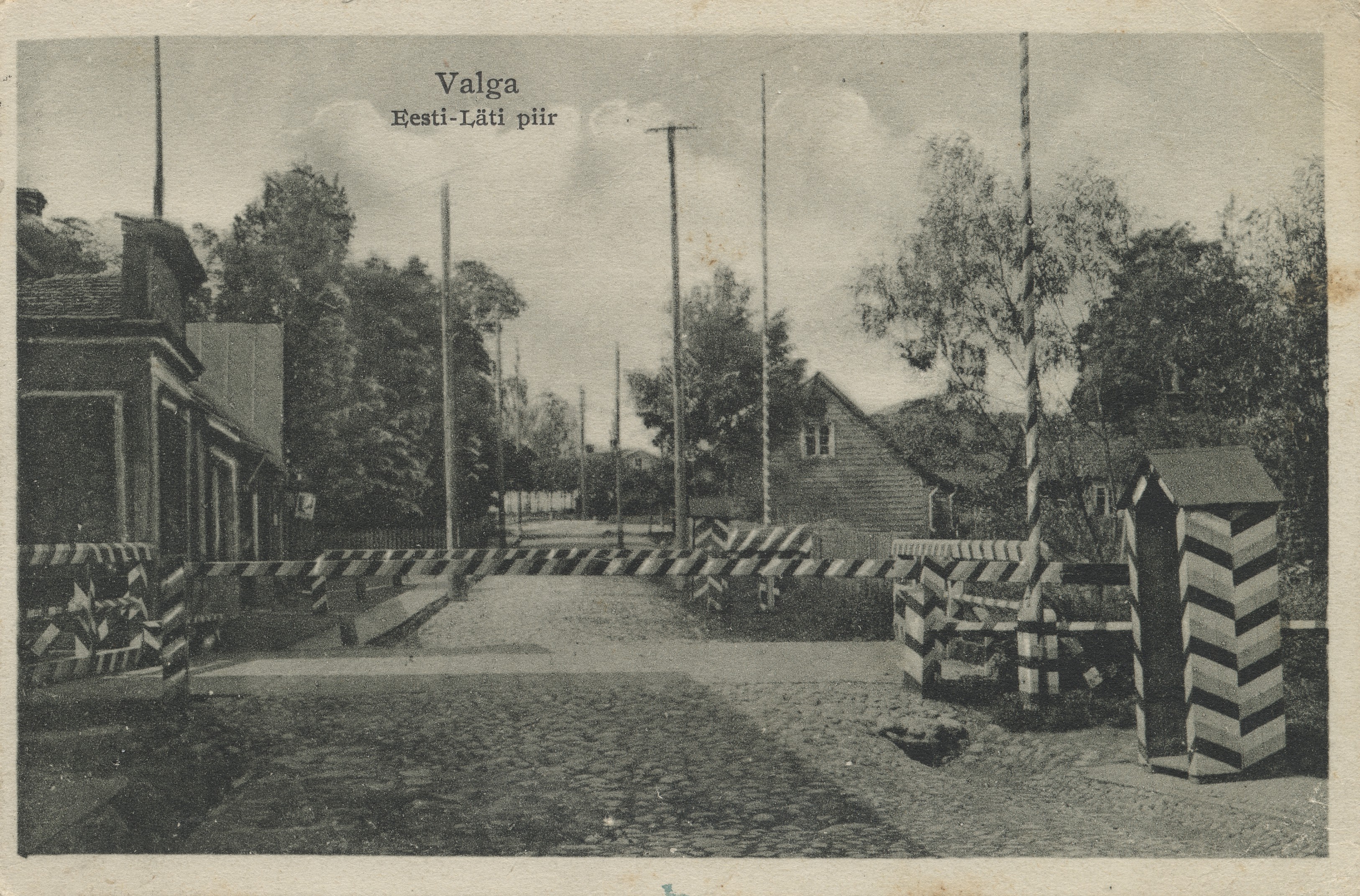 Valga : Estonian-Latvian border