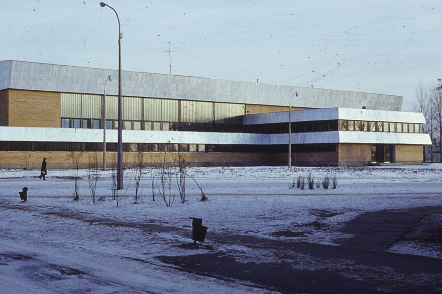 Sillamäe sports building, view of the building. Architect Ilmar Wood Forest
