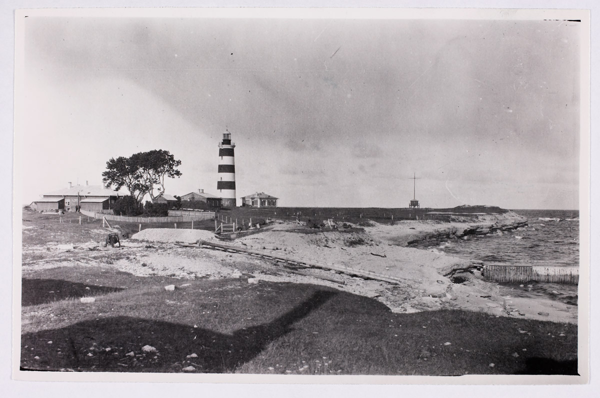 Osmussaare fire tower in 1927. Noarootsi khk, Rikholdi v, Osmussaar