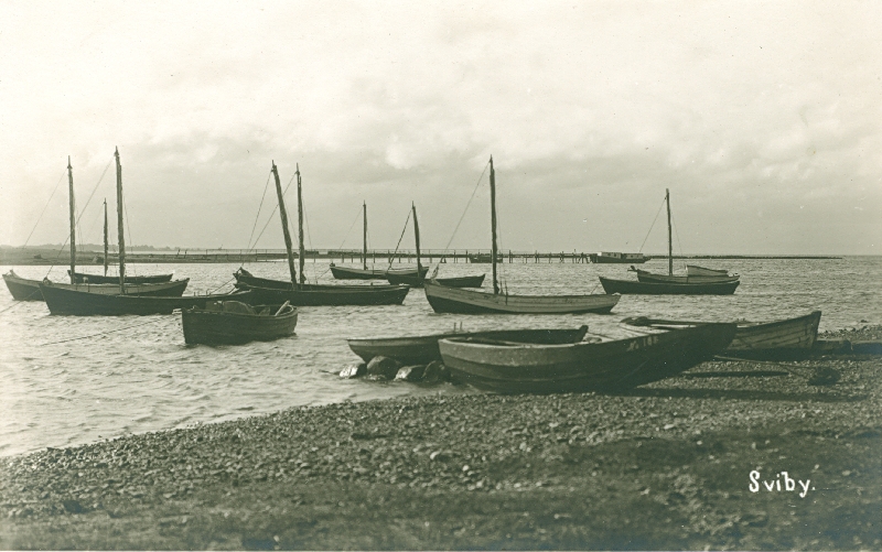 Photo. The port of Vormsi Sviby. 1934. Photographer. J. Grünthal.